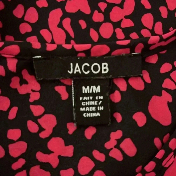 Jacob Sleeveless Ruffled Pleats Pattern Blouse - Picture 14 of 16